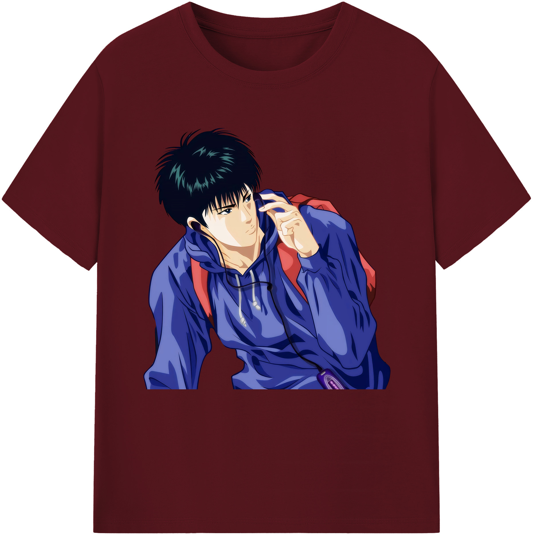 SLAM DUNK／スラムダンク 綿100％半袖Tシャツ（フロントプリント）